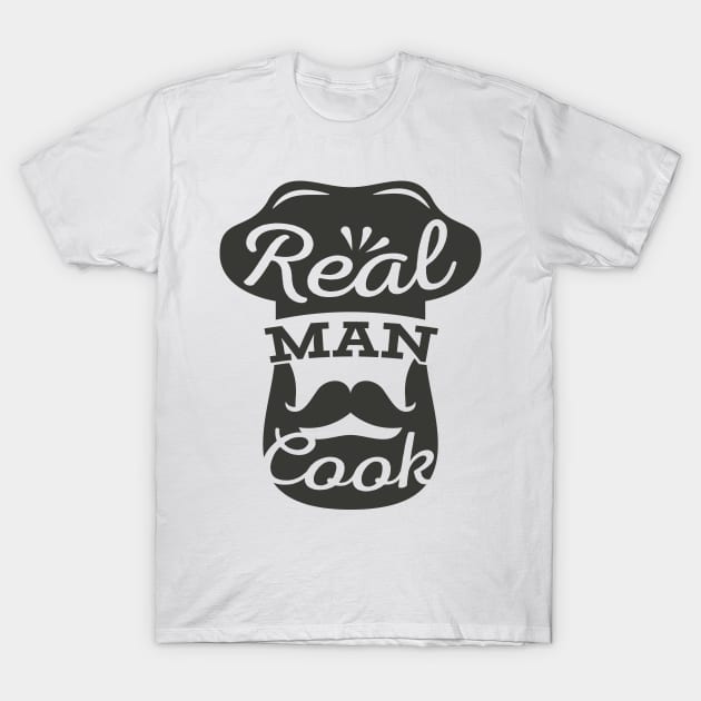 REAL MAN COOK T-Shirt by Chameleon Living